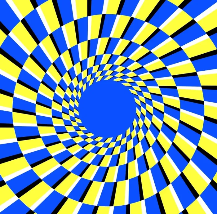 Gerahmter Druck : Peripherale Drift-Illusion Gerahmter Druck : Peripherale Drift-Illusion