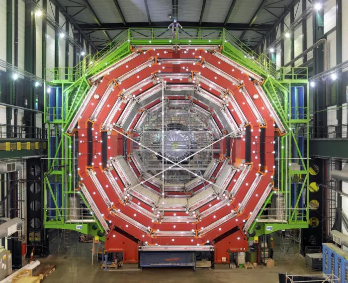 Gerahmter Druck : CMS Detektor, CERN Gerahmter Druck : CMS Detektor, CERN