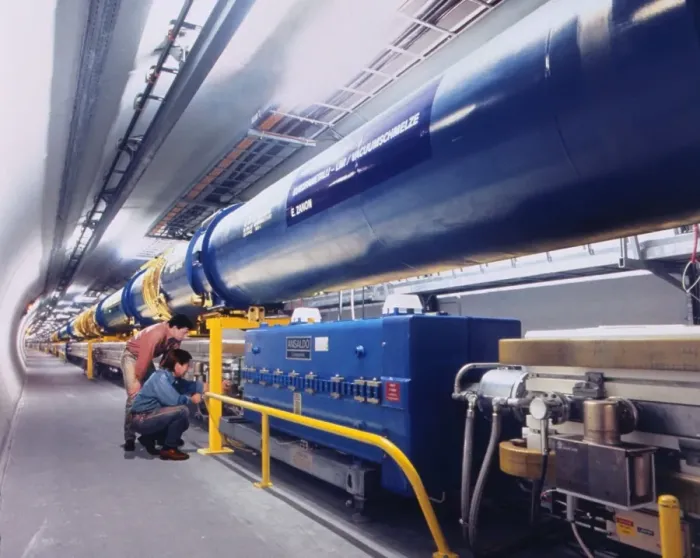 Gerahmter Druck : Kompositbild des LHC Gerahmter Druck : Kompositbild des LHC