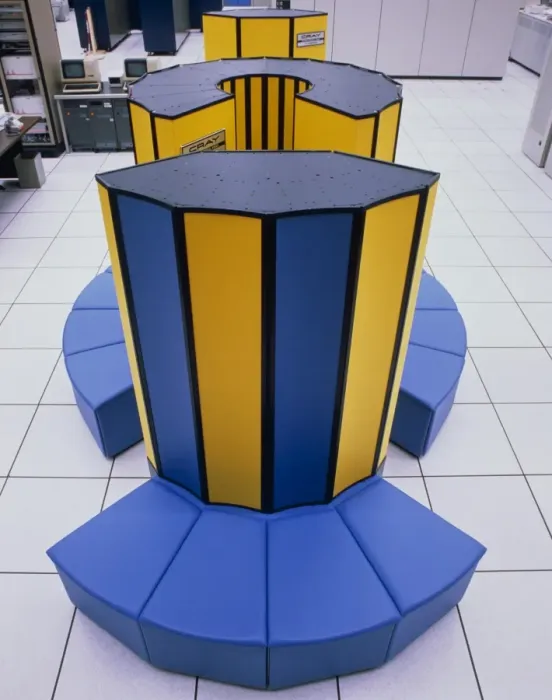 Gerahmter Druck : Cray X-MP / 48 Superkomputer Gerahmter Druck : Cray X-MP / 48 Superkomputer