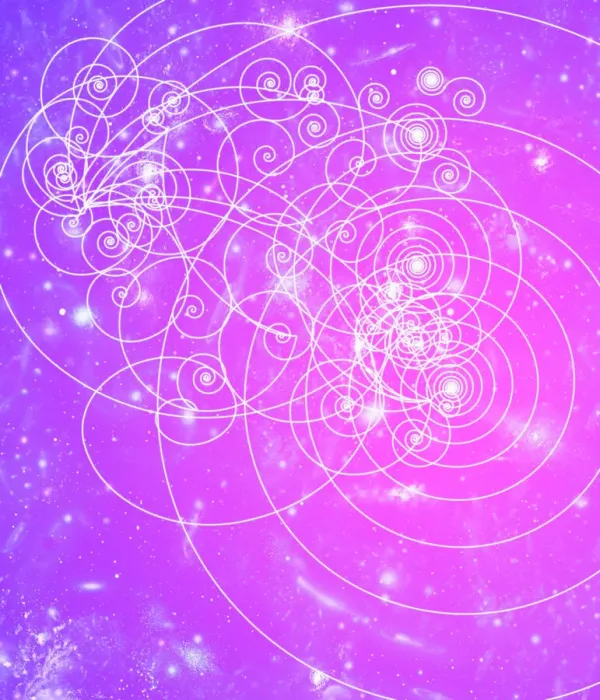 Gerahmter Druck : Trägerspuren in Galaxien Gerahmter Druck : Trägerspuren in Galaxien