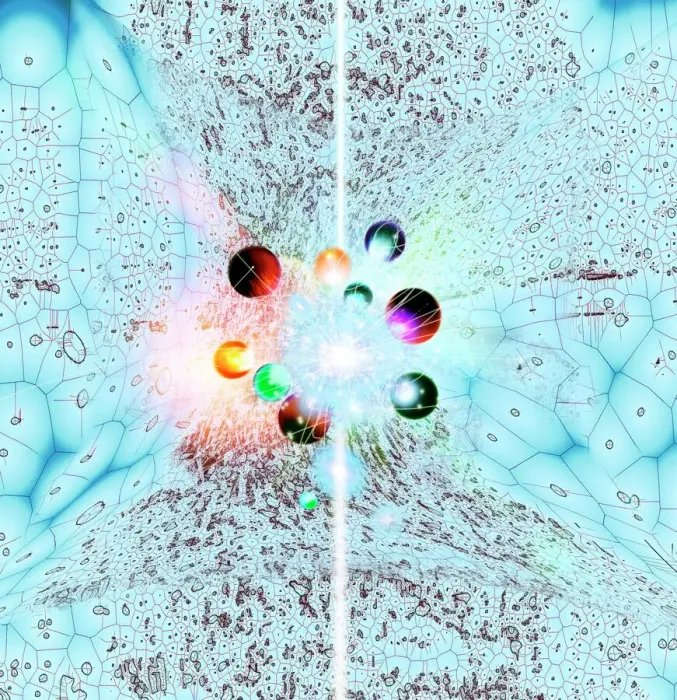 Gerahmter Druck : Quantis Universum Gerahmter Druck : Quantis Universum