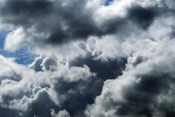 Gerahmter Druck : Regenwolken Gerahmter Druck : Regenwolken