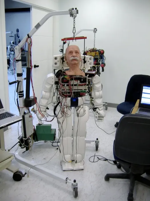 Gerahmter Druck : Roboter Albert Einstein Gerahmter Druck : Roboter Albert Einstein