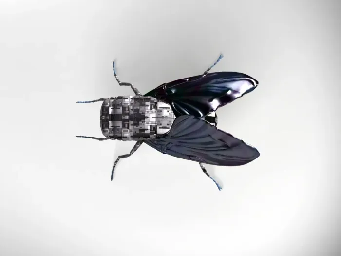 Gerahmter Druck : Roboter fliegen Gerahmter Druck : Roboter fliegen