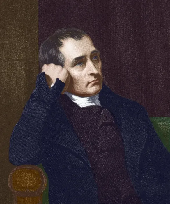 Gerahmter Druck : Samuel Crompton, britischer Erfinder Gerahmter Druck : Samuel Crompton, britischer Erfinder