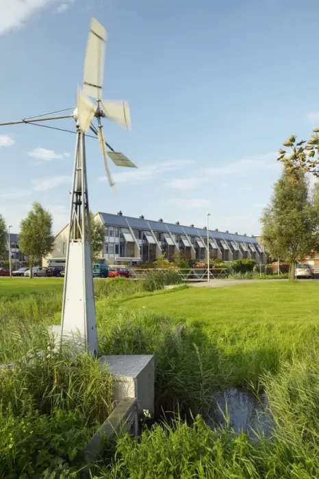 Gerahmter Druck : Kleiner Windmühlen Gerahmter Druck : Kleiner Windmühlen