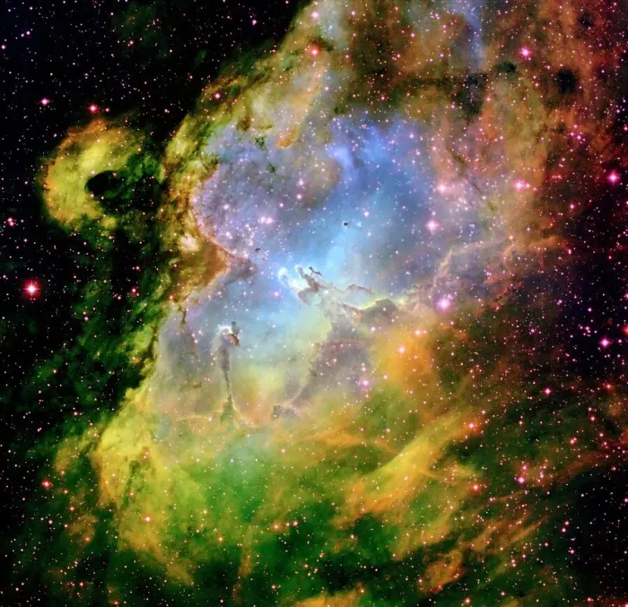 Gerahmter Druck : Riesenkolben-Wolf-Rayet-Sternen-Nebel Gerahmter Druck : Riesenkolben-Wolf-Rayet-Sternen-Nebel