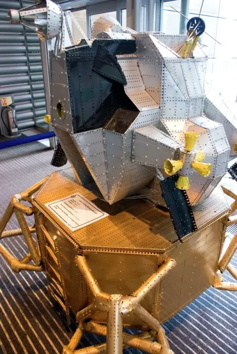 Gerahmter Druck : Meccano Apollo-Lunar-Modul Gerahmter Druck : Meccano Apollo-Lunar-Modul