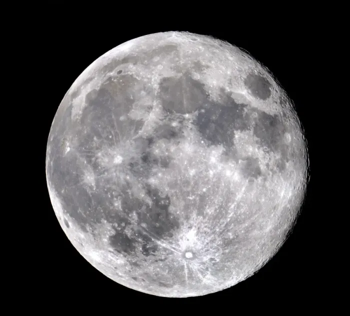 Gerahmter Druck : Full Moon. Vollmond. Der Mond erscheint vollständig wenn er auf der entgegengesetzten Gerahmter Druck : Full Moon. Vollmond. Der Mond erscheint vollständig wenn er auf der entgegengesetzten