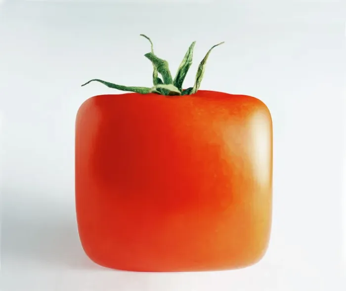 Gerahmter Druck : Quadratzartige Tomate Gerahmter Druck : Quadratzartige Tomate