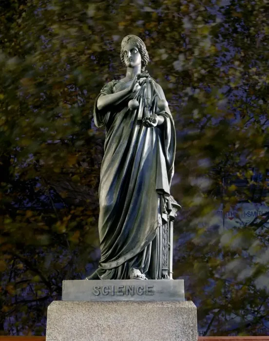 Gerahmter Druck : Denkmal der Wissenschaft Gerahmter Druck : Denkmal der Wissenschaft