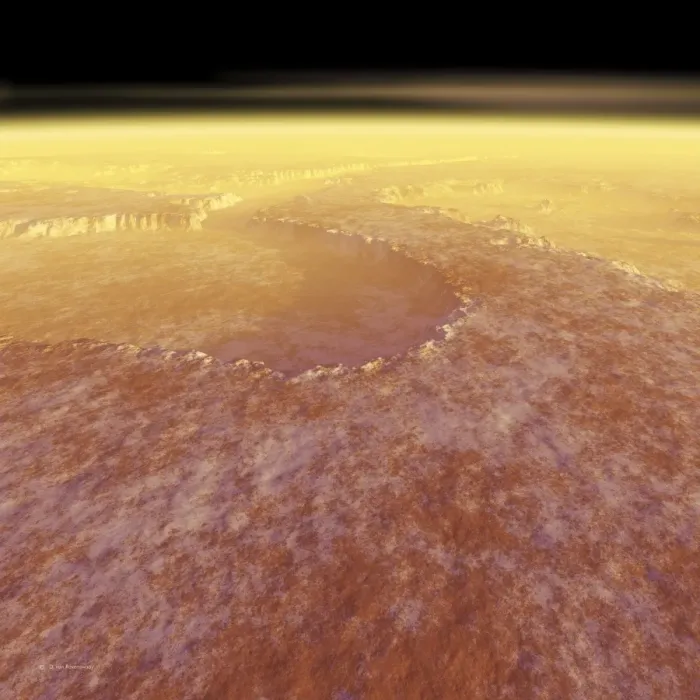 Gerahmter Druck : Befestigung des Mars Gerahmter Druck : Befestigung des Mars