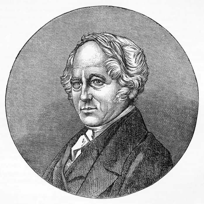 Gerahmter Druck : Thomas Hancock, britischer Erfinder Gerahmter Druck : Thomas Hancock, britischer Erfinder