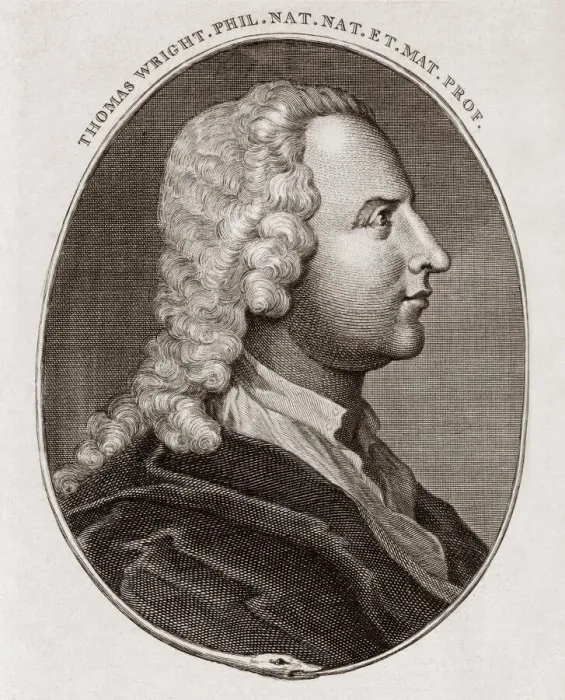 Gerahmter Druck : Thomas Wright, britischer Astronom Gerahmter Druck : Thomas Wright, britischer Astronom
