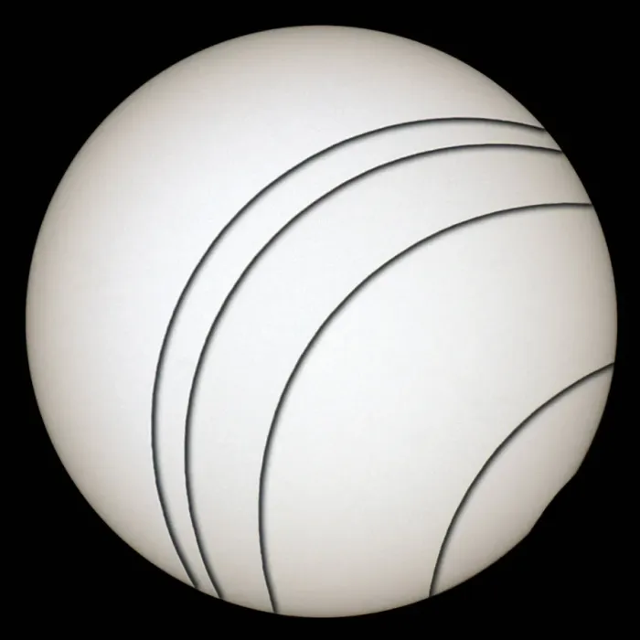 Gerahmter Druck : Sonnenfinsternis Gerahmter Druck : Sonnenfinsternis