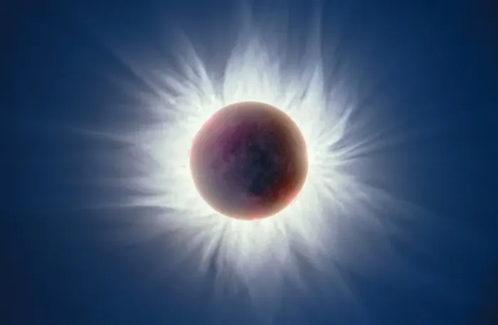 Gerahmter Druck : Sonnenfinsternis Gerahmter Druck : Sonnenfinsternis