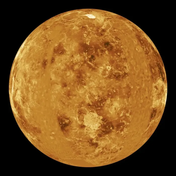 Gerahmter Druck : Venus, Radarmappe Gerahmter Druck : Venus, Radarmappe