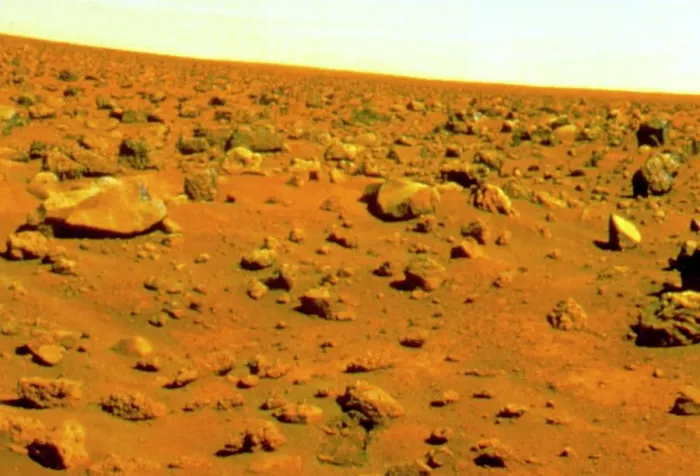 Gerahmter Druck : Marsbild der Wikinger Gerahmter Druck : Marsbild der Wikinger