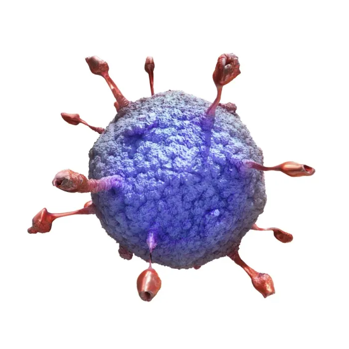 Gerahmter Druck : Virus, Kunstwerk C016  /  9009