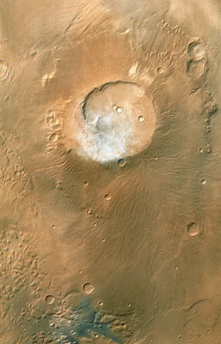 Gerahmter Druck : Vulkan auf dem Mars. Gerahmter Druck : Vulkan auf dem Mars.
