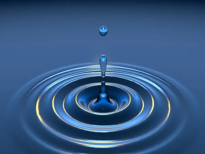 Gerahmter Druck : Wasserdroppe Gerahmter Druck : Wasserdroppe