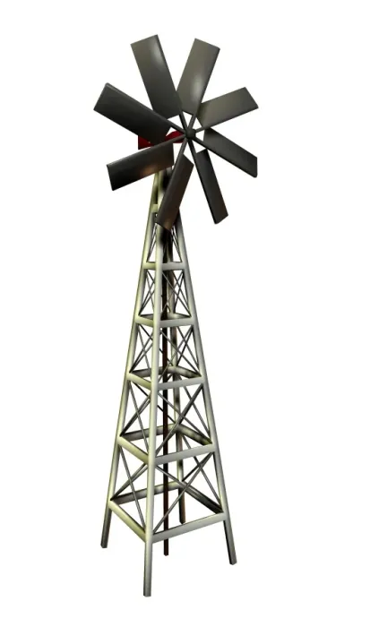 Gerahmter Druck : Windmill. Windmühle, Computerkunstwerk. Diese Art von Windmühle kann zur Gerahmter Druck : Windmill. Windmühle, Computerkunstwerk. Diese Art von Windmühle kann zur