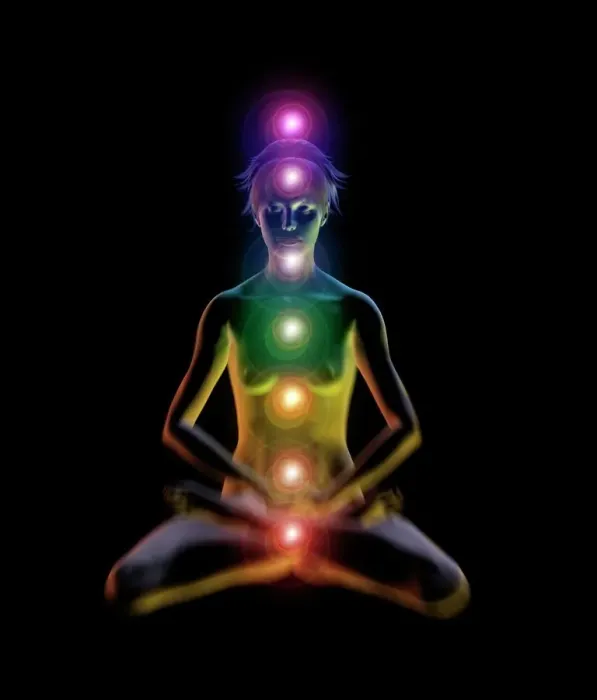 Gerahmter Druck : Joggen und die Chakra Gerahmter Druck : Joggen und die Chakra