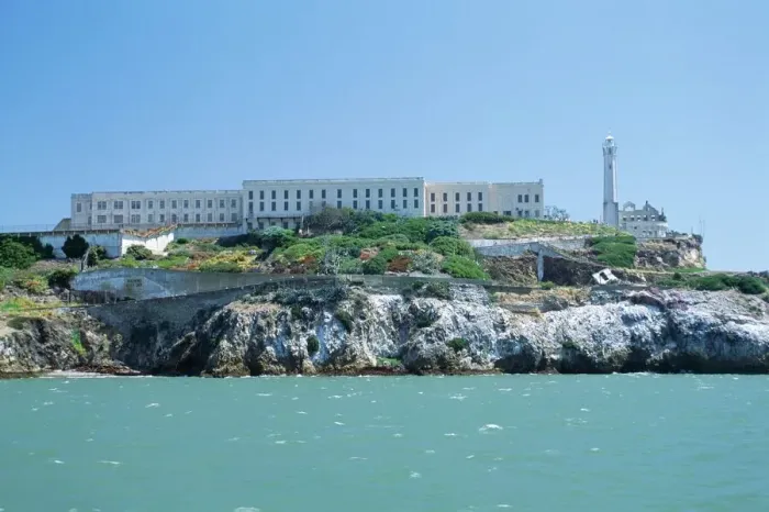 Gerahmter Druck : Insel Alcatraz