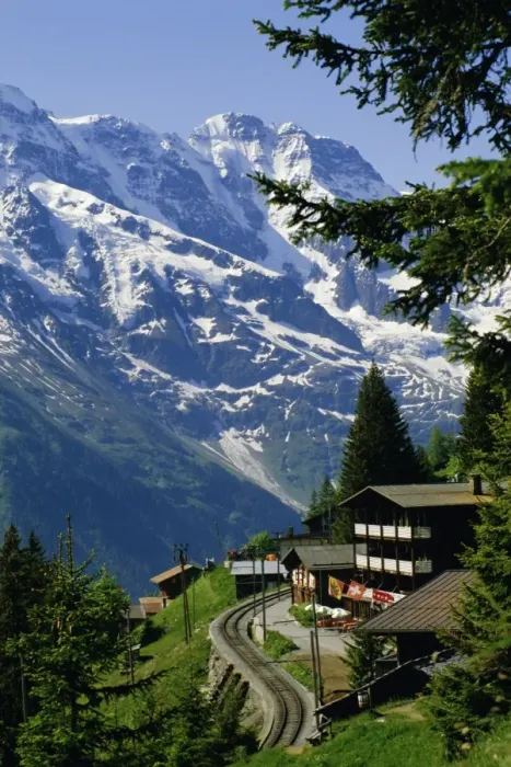 Gerahmter Druck : Bergbahnen Gerahmter Druck : Bergbahnen