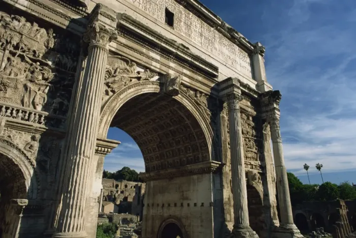 Gerahmter Druck : Der Bogen des Septimius Severus. Gerahmter Druck : Der Bogen des Septimius Severus.