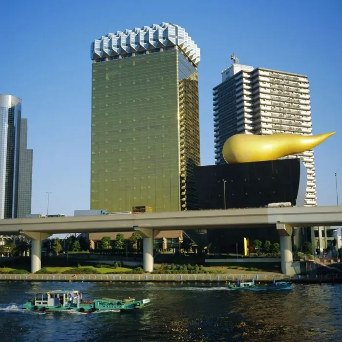 Gerahmter Druck : Hauptquartier Asahi Bier Gerahmter Druck : Hauptquartier Asahi Bier