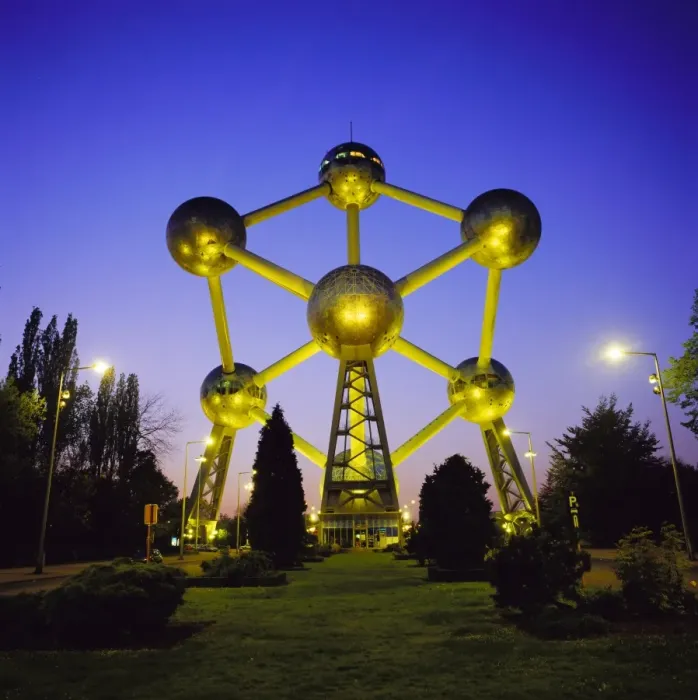 Gerahmter Druck : Das Atomium, Brüssel, Belgien Gerahmter Druck : Das Atomium, Brüssel, Belgien