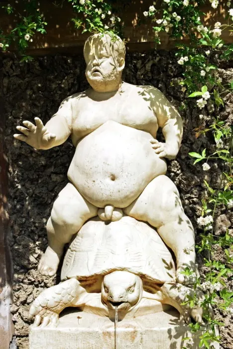 Gerahmter Druck : Der Bacchino im Boboligarten in Florenz (Florenz) ist ein Weltkulturerbe der UNESCO Gerahmter Druck : Der Bacchino im Boboligarten in Florenz (Florenz) ist ein Weltkulturerbe der UNESCO