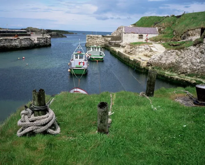 Gerahmter Druck : Ballintoy Hafen Gerahmter Druck : Ballintoy Hafen
