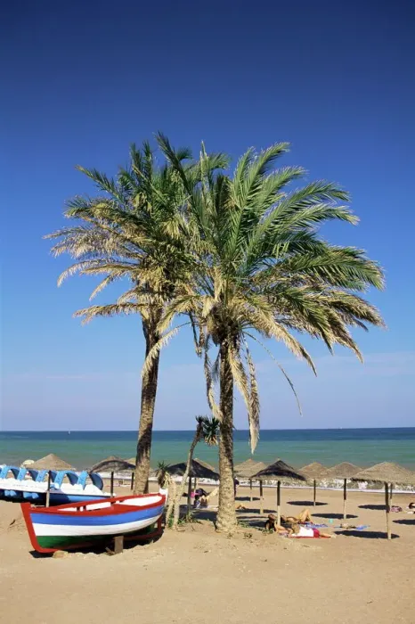 Gerahmter Druck : Strand von Estepona Gerahmter Druck : Strand von Estepona