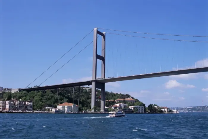 Gerahmter Druck : Die Bosporusbrücke Gerahmter Druck : Die Bosporusbrücke