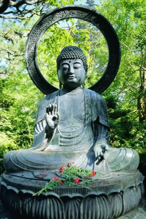 Gerahmter Druck : Statue des Buddha (1790) Gerahmter Druck : Statue des Buddha (1790)