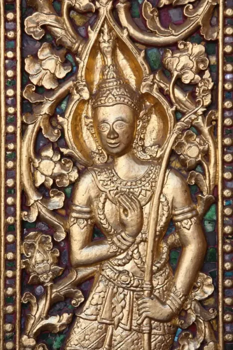 Gerahmter Druck : Buddhistengötter im Wat Sene-Tempel, Luang Prabang, Laos, Indochina, Südostasien, Asien Gerahmter Druck : Buddhistengötter im Wat Sene-Tempel, Luang Prabang, Laos, Indochina, Südostasien, Asien