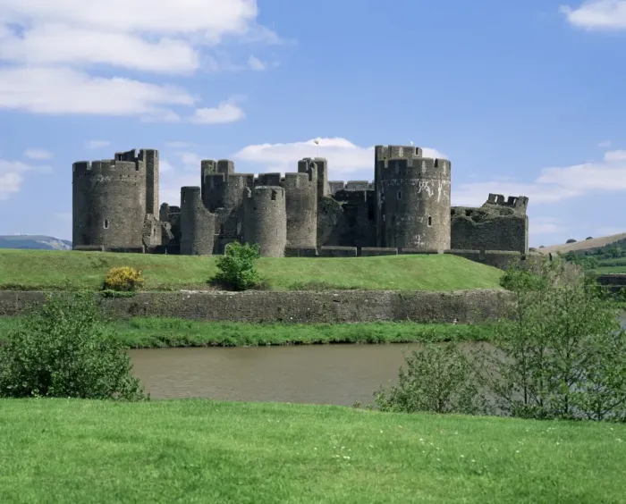 Gerahmter Druck : Kastell Caerphilly Gerahmter Druck : Kastell Caerphilly