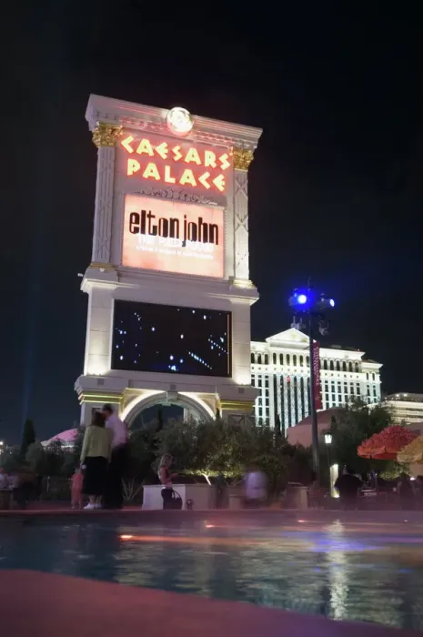 Gerahmter Druck : Das Zeichen von Caesars Palast Gerahmter Druck : Das Zeichen von Caesars Palast