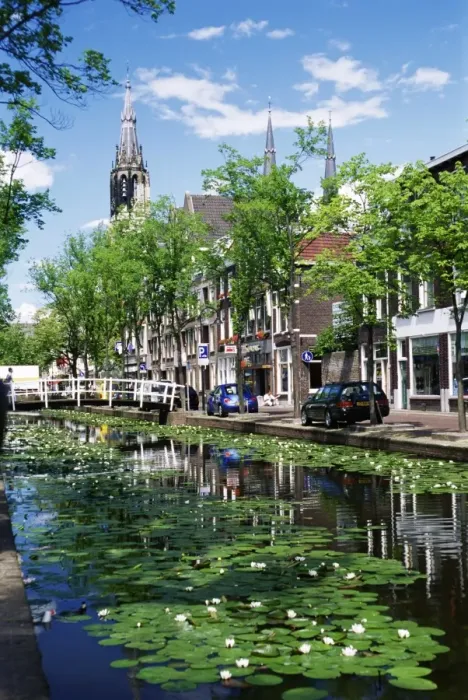 Gerahmter Druck : Kanal, Delft Gerahmter Druck : Kanal, Delft