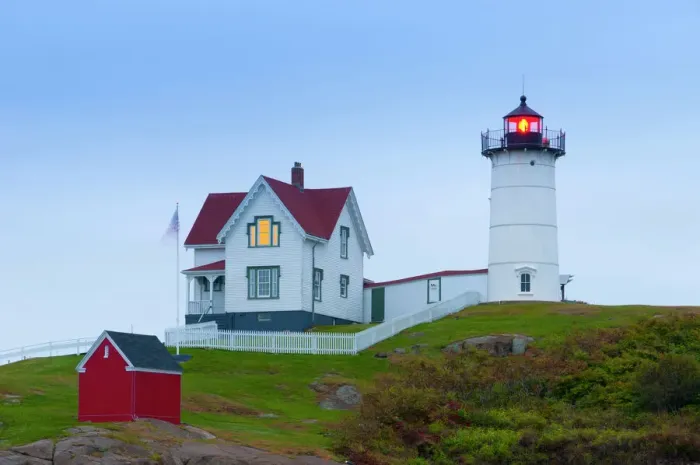 Gerahmter Druck : Kap-Neddic (Die Nubbel) Leuchtturm Kap-Neddic Maine Nordamerika Vereinigte Staaten von Amerika Neuseeland Gerahmter Druck : Kap-Neddic (Die Nubbel) Leuchtturm Kap-Neddic Maine Nordamerika Vereinigte Staaten von Amerika Neuseeland