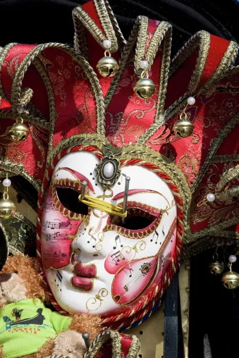 Gerahmter Druck : Karneval in Venedig