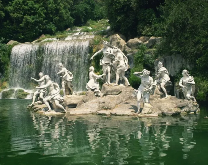 Gerahmter Druck : Der Wasserfall