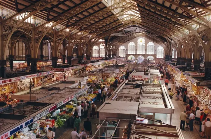 Gerahmter Druck : Der Zentralmarkt Gerahmter Druck : Der Zentralmarkt