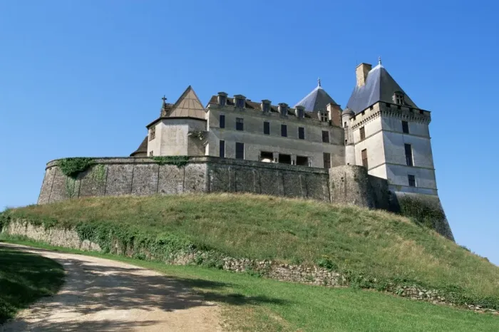 Gerahmter Druck : Schloss am Biron