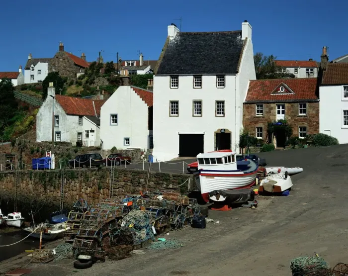 Gerahmter Druck : Kriegshafen Crail Gerahmter Druck : Kriegshafen Crail
