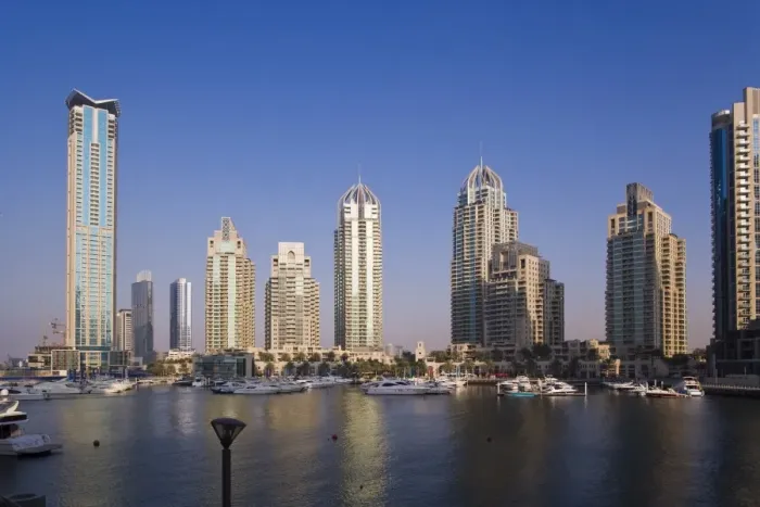 Gerahmter Druck : Dubai Marina Gerahmter Druck : Dubai Marina