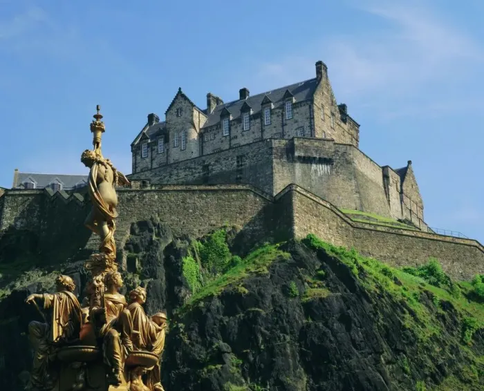 Gerahmter Druck : Edinburgher Festung Gerahmter Druck : Edinburgher Festung